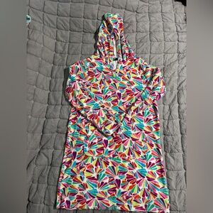 Lands' End Long Sleeve Terry Swim Coverup